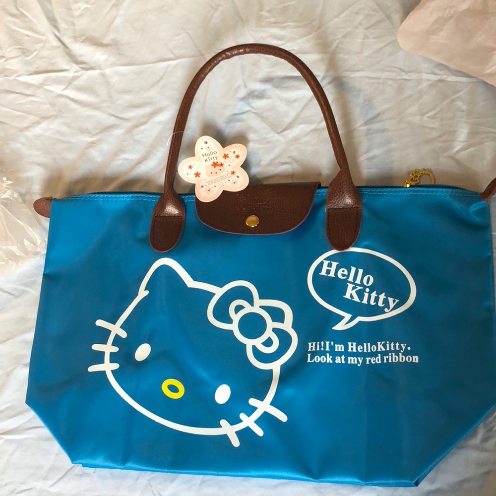 NIP Cerulean Blue Hello Kitty Tote 💙
